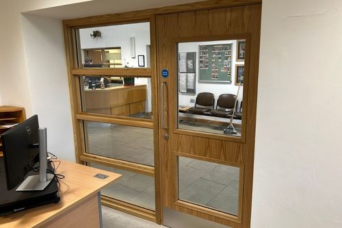 EYJ Fire Doors recent project installation and finishing work
