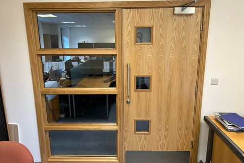 EYJ Fire Doors recent project installation in Yorkshirek