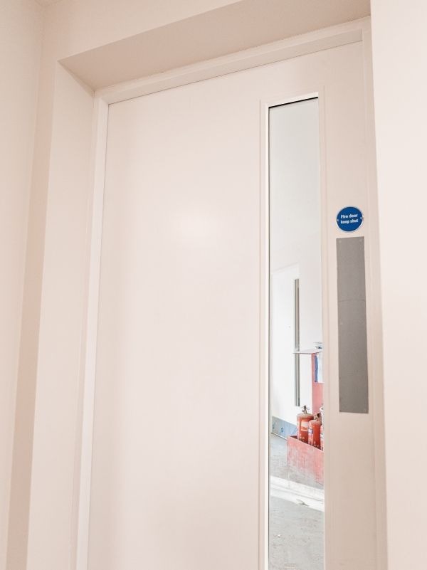 Fire door installation completed on UK construction project